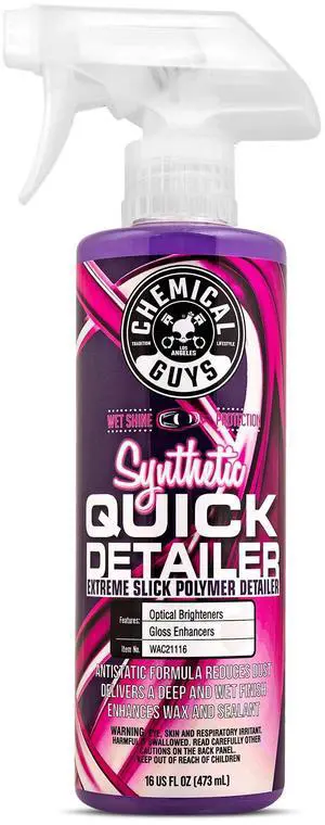 Synthetic Quick Detailer High Gloss Quick Detailer Spray, Safe for Cars, Trucks, SUVs, Motorcycles and RVs, Remove Dust, Fingerprints & Smudges, Enhances Shine & Protection, 16 fl oz Synthetic Quick Detailer High Gloss Quick Detailer Spray, Safe for Cars, Trucks, SUVs, Motorcycles and RVs, Remove Dust, Fingerprints & Smudges, Enhances Shine & Protection, 16 fl oz