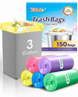 Small Colorful Clear Trash Bags 3 Gallon 150 Count Garbage Bags | Fit 10-12 Liters,2.5,2.6,2.8Gal,Mini Plastic Waste Basket Bins Can Liners for Home Bathroom Office Car dog poop bags Small Colorful Clear Trash Bags 3 Gallon 150 Count Garbage Bags | Fit 10-12 Liters,2.5,2.6,2.8Gal,Mini Plastic Waste Basket Bins Can Liners for Home Bathroom Office Car dog poop bags