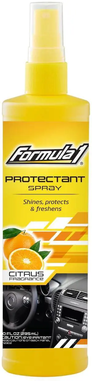 Interior Detailing Protectant Spray, Car Interior Cleaner with Lasting Citrus Fragrance and UV Protection, Safe for Vinyl, Rubber, Plastic, & Dashboard - 10oz Interior Detailing Protectant Spray, Car Interior Cleaner with Lasting Citrus Fragrance and UV Protection, Safe for Vinyl, Rubber, Plastic, & Dashboard - 10oz