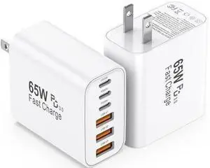 USB C Charging Blocks, 65W USBC Wall Fast Charger Block, Type C iPhone USB C Charger Fast Charging Brick, 6-Port Multiport Charger Plug Power Adapter for iPhone 17/16/15/14/Pro Max, GalaxyS25 26,iPad USB C Charging Blocks, 65W USBC Wall Fast Charger Block, Type C iPhone USB C Charger Fast Charging Brick, 6-Port Multiport Charger Plug Power Adapter for iPhone 17/16/15/14/Pro Max, GalaxyS25 26,iPad