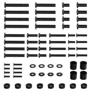 Universal TV Mount Hardware Kit, M4,M5,M6,M8 Screws with Box, Black | Replacement Screws, Washers, Spacers Fits TVs/ Monitors Up To 80" Universal Kit For VESA Mounting Universal TV Mount Hardware Kit, M4,M5,M6,M8 Screws with Box, Black | Replacement Screws, Washers, Spacers Fits TVs/ Monitors Up To 80" Universal Kit For VESA Mounting