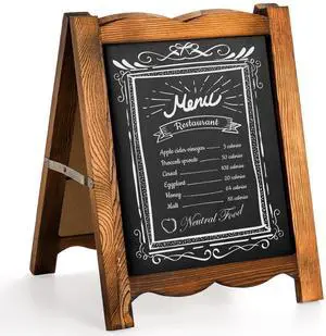 11" x 14" Framed Tabletop Chalkboard Signs, Double-Sided Chalk Board Magnet Board, Decorative Bulletin Boards, Rustic Wooden Blackboard, Small Menu Board for Home, Kitchen, Crafts, Party Decor 11" x 14" Framed Tabletop Chalkboard Signs, Double-Sided Chalk Board Magnet Board, Decorative Bulletin Boards, Rustic Wooden Blackboard, Small Menu Board for Home, Kitchen, Crafts, Party Decor