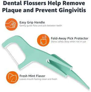 Mint Dental Flosses, 540 Count, 6 Packs of 90 Mint Dental Flosses, 540 Count, 6 Packs of 90