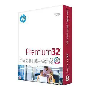 HP Paper Printer | 8.5 x 11 Paper | Premium 32 lb | 1 Ream - 500 Sheets | 100 Bright | Made in USA - FSC Certified | 113100R HP Paper Printer | 8.5 x 11 Paper | Premium 32 lb | 1 Ream - 500 Sheets | 100 Bright | Made in USA - FSC Certified | 113100R