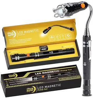 Magnetic Pickup Tool, Gifts for Men, Telescoping Magnet Flashlight, Mens Gifts, Birthday Gifts for Men, WomenHim, Teen Boys, Mechanic, Boyfriend, Dad, Husband, Father, Black Magnetic Pickup Tool, Gifts for Men, Telescoping Magnet Flashlight, Mens Gifts, Birthday Gifts for Men, WomenHim, Teen Boys, Mechanic, Boyfriend, Dad, Husband, Father, Black