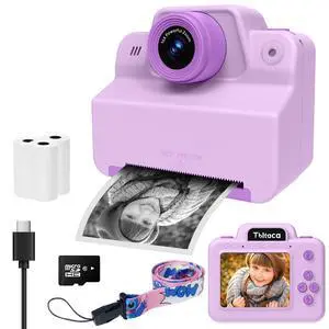 Instant Print Camera for Kids, Toddler Kids Camera Instant Print for 3 4 5 6 7 8 9 10 Years Old Girl Christmas Birthday Gifts, Portable Kid Children Digital Travel Camera Toys for Girls Age 3-12 Instant Print Camera for Kids, Toddler Kids Camera Instant Print for 3 4 5 6 7 8 9 10 Years Old Girl Christmas Birthday Gifts, Portable Kid Children Digital Travel Camera Toys for Girls Age 3-12