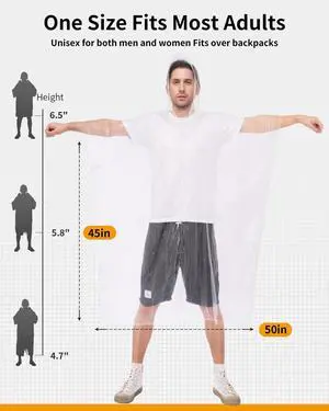 Hitituto Disposable Rain Ponchos - Extra Long Waterproof Emergency Poncho with Hood for Adults, Bulk Family 12 Pack Raincoat for Park, Concerts, Hiking, Camping Essentials, Assorted Colors Hitituto Disposable Rain Ponchos - Extra Long Waterproof Emergency Poncho with Hood for Adults, Bulk Family 12 Pack Raincoat for Park, Concerts, Hiking, Camping Essentials, Assorted Colors