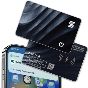 Wallet Tracker (iOS Only) IP68 Thin Item Finder Card Luggage Located Bluetooth Works with Apple Find My APP & Network - Wireless Charger (Slim) Wallet Tracker (iOS Only) IP68 Thin Item Finder Card Luggage Located Bluetooth Works with Apple Find My APP & Network - Wireless Charger (Slim)