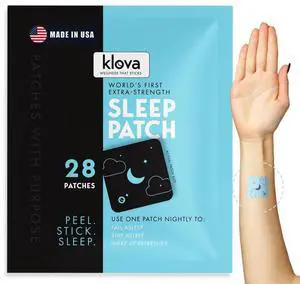 Extra Strength Sleep Patches for Adults | Natural Sleep Aid with 6mg Melatonin, Valerian & L-Theanine | Non-Habit-Forming Deep Sleep Support for Men & Women | 28 Patches Extra Strength Sleep Patches for Adults | Natural Sleep Aid with 6mg Melatonin, Valerian & L-Theanine | Non-Habit-Forming Deep Sleep Support for Men & Women | 28 Patches