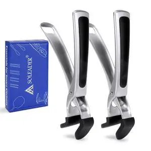 Plate Gripper Compatible With Pizza Pan,Non-Slip Pan Gripper,Hot Plate Bowl Retriever with Food Out from Pots,For Egg Custard For Jidangeng,For Microwave Toaster Oven Steamer,Pack of 2 Plate Gripper Compatible With Pizza Pan,Non-Slip Pan Gripper,Hot Plate Bowl Retriever with Food Out from Pots,For Egg Custard For Jidangeng,For Microwave Toaster Oven Steamer,Pack of 2