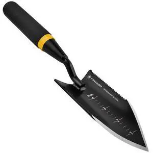 Heavy Duty Gardening Hand Trowel - Stainless Steel Tool | Sharp Weeding, Serrated Cutting, Measured Planting, The Shovel Pros Actually Rely On Heavy Duty Gardening Hand Trowel - Stainless Steel Tool | Sharp Weeding, Serrated Cutting, Measured Planting, The Shovel Pros Actually Rely On