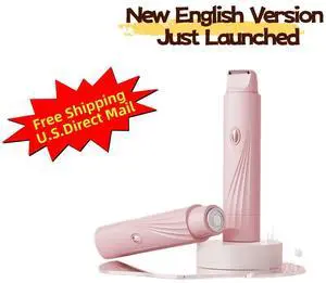 LEHOGAI 2-in-1 Electric Razor for Women, Dual Head Bikini Trimmer & Lady Shaver, Waterproof Rechargeable Hair Remover for Legs Underarms Bikini Line Face, Type-C Portable Grooming Tool LEHOGAI 2-in-1 Electric Razor for Women, Dual Head Bikini Trimmer & Lady Shaver, Waterproof Rechargeable Hair Remover for Legs Underarms Bikini Line Face, Type-C Portable Grooming Tool