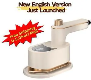 Handheld Garment Steamer for Clothes, Portable Travel Steamer with Foldable Handle, 2-in-1 Steam Iron for Horizontal and Vertical Use, Quick Heat-Up, LEHOGAI Handheld Garment Steamer for Clothes, Portable Travel Steamer with Foldable Handle, 2-in-1 Steam Iron for Horizontal and Vertical Use, Quick Heat-Up, LEHOGAI