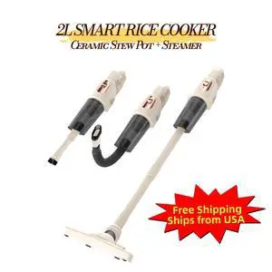 3-in-1 Cordless Stick Vacuum Cleaner, Lightweight Handheld Vacuum, Washable Filter, Multi-Tool Attachments, for Hard Floors, Sofa & Car, White LEHOGAI 3-in-1 Cordless Stick Vacuum Cleaner, Lightweight Handheld Vacuum, Washable Filter, Multi-Tool Attachments, for Hard Floors, Sofa & Car, White LEHOGAI
