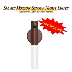 Rechargeable Motion Sensor Night Light, Magnetic LED Wall Light with 3 Color Temperatures, Stepless Dimming, USB-C Charging for Stairs, Bedroom, Hallway & Closet, LEHOGAI Rechargeable Motion Sensor Night Light, Magnetic LED Wall Light with 3 Color Temperatures, Stepless Dimming, USB-C Charging for Stairs, Bedroom, Hallway & Closet, LEHOGAI