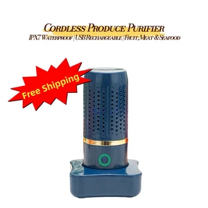 Cordless Fruit & Vegetable Cleaner, 4800mAh Produce Washer with Hydroxyl-Ion Cleaning, 10-Min Auto Cycle, IPX7 Waterproof Purifier Unit, Wireless Charging Dock, Green, LEHOGAI Cordless Fruit & Vegetable Cleaner, 4800mAh Produce Washer with Hydroxyl-Ion Cleaning, 10-Min Auto Cycle, IPX7 Waterproof Purifier Unit, Wireless Charging Dock, Green, LEHOGAI