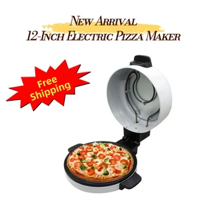 30cm Electric Pizza Maker, 12 Inch Nonstick Countertop Pizza Oven with 2000W Heating, Family Size Grill for Pizza, Flatbread, Steak, Pancakes and Toast, Aenaeder 30cm Electric Pizza Maker, 12 Inch Nonstick Countertop Pizza Oven with 2000W Heating, Family Size Grill for Pizza, Flatbread, Steak, Pancakes and Toast, Aenaeder