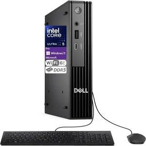 Dell OptiPlex Next-Generation, Pro Micro Business Desktop, Intel Core Ultra5 235T, up to 5GHz,16GB DDR5 RAM, 512GB SSD, WiFi 6E, Bluetooth, Windows 11 Pro, HDMI, DisplayPort, Wired Keyboard&Mouse Dell OptiPlex Next-Generation, Pro Micro Business Desktop, Intel Core Ultra5 235T, up to 5GHz,16GB DDR5 RAM, 512GB SSD, WiFi 6E, Bluetooth, Windows 11 Pro, HDMI, DisplayPort, Wired Keyboard&Mouse