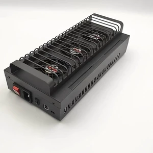 Industrial Grade 20-Port USB Hub Charging Station with 300W Power Supply, Carbon Steel, Fast Charging BC1.2 Protocol, HUB2.0 High-Speed Transmission, 3-Level Fan Control, Acrylic Stand (1, Black) Industrial Grade 20-Port USB Hub Charging Station with 300W Power Supply, Carbon Steel, Fast Charging BC1.2 Protocol, HUB2.0 High-Speed Transmission, 3-Level Fan Control, Acrylic Stand (1, Black)