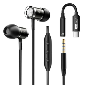 ENC Noise Cancelling Wired Earbuds, Hybrid Driver Wired Headphones with USB Type C to 3.5mm Adapter, Microphone Hands-Free Calls 3.5mm Jack in Ear Headphones for iPhone 16/15/Samsung/PC ENC Noise Cancelling Wired Earbuds, Hybrid Driver Wired Headphones with USB Type C to 3.5mm Adapter, Microphone Hands-Free Calls 3.5mm Jack in Ear Headphones for iPhone 16/15/Samsung/PC