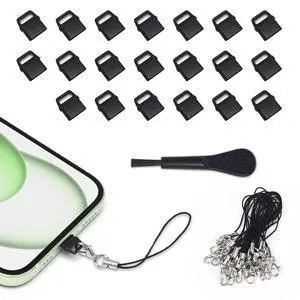 20 Pcs USB C Dust Plugs, Type C Port Cover for iPhone 17 Pro/Pro Max/16/15 Series, Samsung Galaxy S25 S24 S23-S20 & Type C Port Protector, Easy-Grip Tab 20 Pcs USB C Dust Plugs, Type C Port Cover for iPhone 17 Pro/Pro Max/16/15 Series, Samsung Galaxy S25 S24 S23-S20 & Type C Port Protector, Easy-Grip Tab
