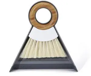 Tiny Team Mini Compact Brush & Dustpan Set, Portable Handheld Broom for Quick Cleanups, Ideal for Home, Bathroom, Kitchen Countertops. Bamboo Hand Broom & Small Crumb Sweeper, White Tiny Team Mini Compact Brush & Dustpan Set, Portable Handheld Broom for Quick Cleanups, Ideal for Home, Bathroom, Kitchen Countertops. Bamboo Hand Broom & Small Crumb Sweeper, White