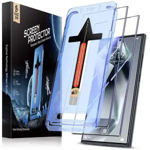 Pack for Samsung Galaxy S24 Ultra Tempered Glass Screen Protector, Auto Dust-Elimination Installation, Bubble Free, HD Clear, Easy Installation Pack for Samsung Galaxy S24 Ultra Tempered Glass Screen Protector, Auto Dust-Elimination Installation, Bubble Free, HD Clear, Easy Installation