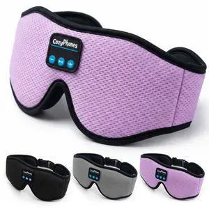 Bluetooth Sleep Mask Headphones for Adults Wireless Sleep Headphones for Side Sleepers, Breathable Eye Mask for Travel, Meditation & Tinnitus Support - Lavender Bluetooth Sleep Mask Headphones for Adults Wireless Sleep Headphones for Side Sleepers, Breathable Eye Mask for Travel, Meditation & Tinnitus Support - Lavender