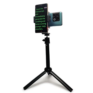 Teleprompter iPhone & Android, Double Phone Holder for Video Recording, Neewer Teleprompter Kit, The Collapsing Design Allows for Easy Storage and Transport 20" Desk Version Strengthened Teleprompter iPhone & Android, Double Phone Holder for Video Recording, Neewer Teleprompter Kit, The Collapsing Design Allows for Easy Storage and Transport 20" Desk Version Strengthened