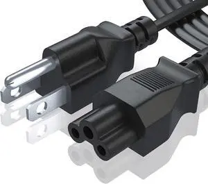 3 Prong Power Cord Replacement C5 Power Cable for Computers, TV, Monitors, Compatible with LG, Samsung, Dell, HP, Acer, Asus - NEMA 5-15P to C5 - Mickey Mouse Connector (3-Feet) 3 Prong Power Cord Replacement C5 Power Cable for Computers, TV, Monitors, Compatible with LG, Samsung, Dell, HP, Acer, Asus - NEMA 5-15P to C5 - Mickey Mouse Connector (3-Feet)