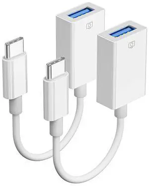 USB C to USB A Adapter, 2 Pack Type-C OTG Male to Female Converter, for MacBook, iPad Pro, Galaxy, Laptops, Tablets, Flash Drives, Keyboards and More USB C to USB A Adapter, 2 Pack Type-C OTG Male to Female Converter, for MacBook, iPad Pro, Galaxy, Laptops, Tablets, Flash Drives, Keyboards and More