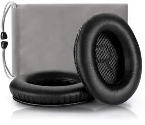 Headphones Replacement Ear Pads Cover,for Bose Quietcomfort QC15 QC25 QC35 35 ii Headsets (Black) | Black/Memory Foam/Ear Cushion Cover For Bose QC15, QC25, QC35 & QC35 II/Includes 2 Earpads (1 Pair Headphones Replacement Ear Pads Cover,for Bose Quietcomfort QC15 QC25 QC35 35 ii Headsets (Black) | Black/Memory Foam/Ear Cushion Cover For Bose QC15, QC25, QC35 & QC35 II/Includes 2 Earpads (1 Pair