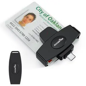 Type C CAC Reader, DOD Military USB C Common Access CAC Card Reader, Mini Portable USB Smartfold Type C Smart Card Reader SIM Card Reader Compatible with Windows, Mac OS Type C CAC Reader, DOD Military USB C Common Access CAC Card Reader, Mini Portable USB Smartfold Type C Smart Card Reader SIM Card Reader Compatible with Windows, Mac OS