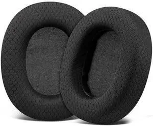 Fabric Replacement Earpads for Sony MDR-7506 MDR-V6 MDR-V7 MDR-CD900ST Monitor Headphones, Ear Pads Cushions with Softer High-Density Foam - Black Fabric Replacement Earpads for Sony MDR-7506 MDR-V6 MDR-V7 MDR-CD900ST Monitor Headphones, Ear Pads Cushions with Softer High-Density Foam - Black