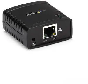 1-Port USB 2.0 Network Print Server, 10/100 Mbps Auto-sensing, Wired Ethernet LAN USB Printer Server Adapter, TAA Compliant 1-Port USB 2.0 Network Print Server, 10/100 Mbps Auto-sensing, Wired Ethernet LAN USB Printer Server Adapter, TAA Compliant