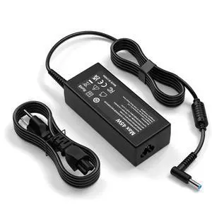 Replacement for HP Laptop Charger 45W;Compatible with HP Stream Pavilion Laptop Computer Blue Tip Power Adapter Replacement for HP Laptop Charger 45W;Compatible with HP Stream Pavilion Laptop Computer Blue Tip Power Adapter