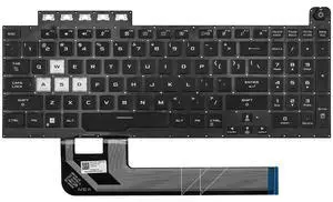 Replacement Keyboard for Asus TUF Gaming A15 F15 FX506 FX506U FX506II FX506IH FA506 FA506IV FA506IU TUF Gaming F17 FX706 FX706L FX706U TUF A17 FA706 Series Laptop with RGB Backlight Replacement Keyboard for Asus TUF Gaming A15 F15 FX506 FX506U FX506II FX506IH FA506 FA506IV FA506IU TUF Gaming F17 FX706 FX706L FX706U TUF A17 FA706 Series Laptop with RGB Backlight