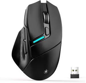 Ergonomic Wireless Mouse, 6 Adjustable DPI Up to 12800, 3-in-1 Multi Connection(BT5.0& Wired &2.4G Wireless Programmable Silent Click Bluetooth Mouse for Laptop PC Gaming Office Ergonomic Wireless Mouse, 6 Adjustable DPI Up to 12800, 3-in-1 Multi Connection(BT5.0& Wired &2.4G Wireless Programmable Silent Click Bluetooth Mouse for Laptop PC Gaming Office