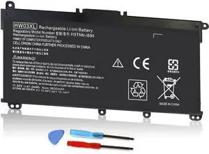 HW03XL L97300-005 Laptop Battery for HP Pavilion 15-EG 15-EH 17-CN 17-CP 15-eg0xxx 15-eg0073cl 15-eg0053cl 15-eg1053cl 15t-eg000 15-eh1xxx 17-cn0xxx 17-cn2063cl 17-cp0xxx 17-cp0700dx HW03041xl-pl HW03XL L97300-005 Laptop Battery for HP Pavilion 15-EG 15-EH 17-CN 17-CP 15-eg0xxx 15-eg0073cl 15-eg0053cl 15-eg1053cl 15t-eg000 15-eh1xxx 17-cn0xxx 17-cn2063cl 17-cp0xxx 17-cp0700dx HW03041xl-pl