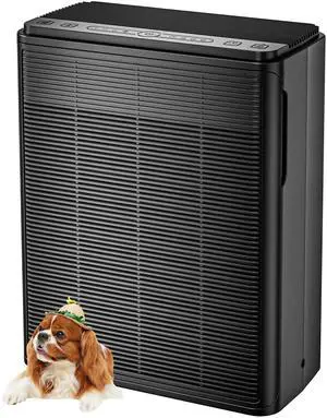 Air Purifiers for Home Large Room Up to 2000 Ft² with Washable Filters, AIUZLK H13 HEPA Filter,Bedroom Air Purifier for Pet,Air Cleaner for Smoke Pet Hair Dander Odor,P260 (Black) Air Purifiers for Home Large Room Up to 2000 Ft² with Washable Filters, AIUZLK H13 HEPA Filter,Bedroom Air Purifier for Pet,Air Cleaner for Smoke Pet Hair Dander Odor,P260 (Black)