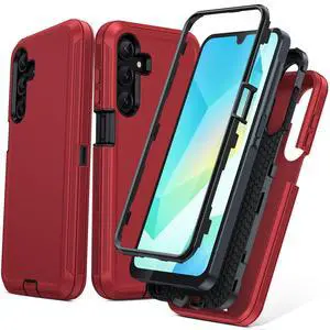 TOPAUX 3Layer Heavy Duty Case for Samsung A17,A16 5G,Anti-Shock Hard Cover TOPAUX 3Layer Heavy Duty Case for Samsung A17,A16 5G,Anti-Shock Hard Cover