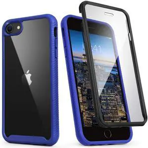 IDweel for iPhone SE 2020 Case,for iPhone 8 & 7 & SE 2022 Case(SE 2nd/3rd),Slim Fit Full-Body Shock Absorption Sturdy Cover with Build in Screen Protector, Heavy Duty Shock Resistant Hard Cover,Blue IDweel for iPhone SE 2020 Case,for iPhone 8 & 7 & SE 2022 Case(SE 2nd/3rd),Slim Fit Full-Body Shock Absorption Sturdy Cover with Build in Screen Protector, Heavy Duty Shock Resistant Hard Cover,Blue
