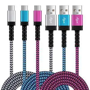 USB C Charger Cable 6FT/3Pack for iPhone 17 16e/16/16 Pro/16 Pro Max/16 Plus,15/15 Pro/15 Pro Max/15 Plus,3.1A USB Type C Cable Car Fast Charging Cord for Samsung Galaxy S25 Ultra A17 A16,Pixel 10 Pro USB C Charger Cable 6FT/3Pack for iPhone 17 16e/16/16 Pro/16 Pro Max/16 Plus,15/15 Pro/15 Pro Max/15 Plus,3.1A USB Type C Cable Car Fast Charging Cord for Samsung Galaxy S25 Ultra A17 A16,Pixel 10 Pro