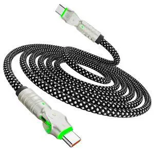 USB C to USB C Cable 10ft, 240W Braided 180°Rotating Type C Charger Fast Charging USBC to USBC Cable for iPhone 17 16 15 Pro Max iPad MacBook Neo Air Pro Samsung S26 S25 Ultra USB C to USB C Cable 10ft, 240W Braided 180°Rotating Type C Charger Fast Charging USBC to USBC Cable for iPhone 17 16 15 Pro Max iPad MacBook Neo Air Pro Samsung S26 S25 Ultra