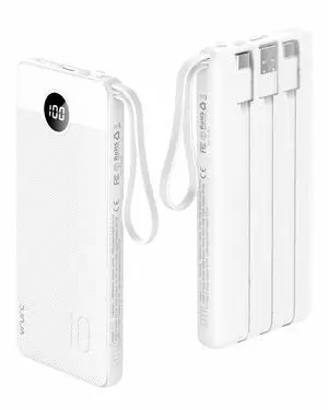 VRURC Power Bank for iPhone, 22.5W Portable Charger with Built-in Cables VRURC Power Bank for iPhone, 22.5W Portable Charger with Built-in Cables