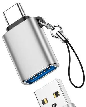 USB-C to USB-A Adapter, 5Gbps USB C Male to USB 3.0 Female OTG Converter USB-C to USB-A Adapter, 5Gbps USB C Male to USB 3.0 Female OTG Converter