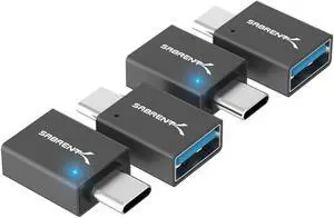 SABRENT USB C to USB Adapter 4-Pack, USB 3.2 Type-C Female to USB-A Male Converter, 10Gbps Data Transfer, Plug & Play for Laptop, PC, Flash Drive (HB-CAM4) SABRENT USB C to USB Adapter 4-Pack, USB 3.2 Type-C Female to USB-A Male Converter, 10Gbps Data Transfer, Plug & Play for Laptop, PC, Flash Drive (HB-CAM4)