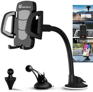 Vansky Stable Car Phone Holder: Clear Picture Even Over Speed Bumps Vansky Stable Car Phone Holder: Clear Picture Even Over Speed Bumps