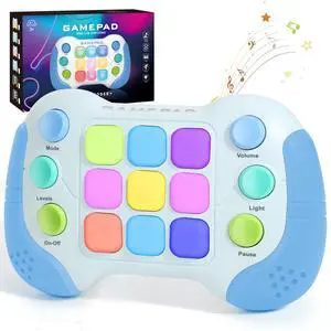 AOTIBO Fast Push Fidget Toys Handle, Flashing Handheld Game for Kids Teens Adults, Electronic Brain & Memory Game, Quick Push Buttons Gamepad, Xmas Birthday Gifts STEM Toys for Boys Girls AOTIBO Fast Push Fidget Toys Handle, Flashing Handheld Game for Kids Teens Adults, Electronic Brain & Memory Game, Quick Push Buttons Gamepad, Xmas Birthday Gifts STEM Toys for Boys Girls