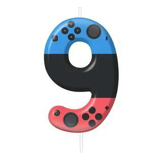 Gaming Birthday Candles, Level 9 Number Candle for Gamepad Cake Topper, Birthday Anniversary Party Decorations Cake Decor Game Controller Theme Numbe Candles Birthday Christmas Supplies Gaming Birthday Candles, Level 9 Number Candle for Gamepad Cake Topper, Birthday Anniversary Party Decorations Cake Decor Game Controller Theme Numbe Candles Birthday Christmas Supplies